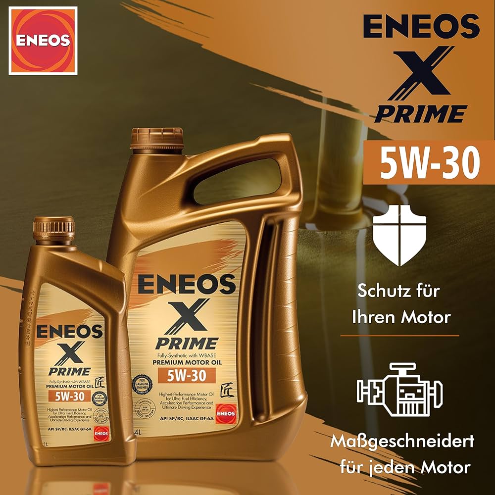 ENEOS Engine Oil 5W30 Longlife X PRIME 5W30 Oil 1L - 5W30